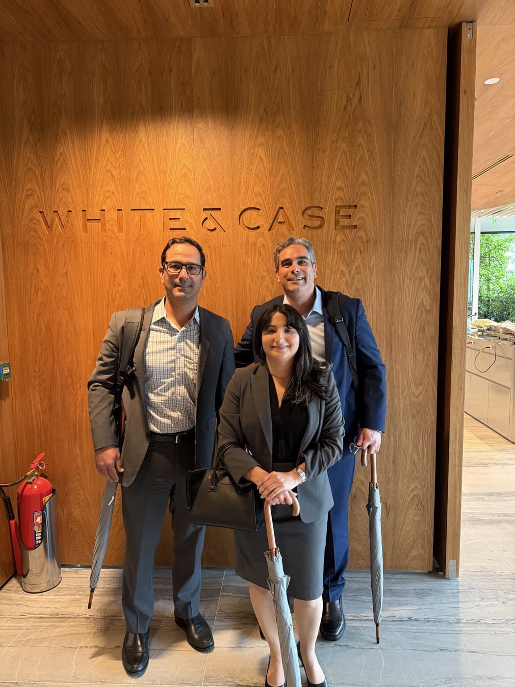 Visiting former colleagues at White & Case, São Paulo, April 2026