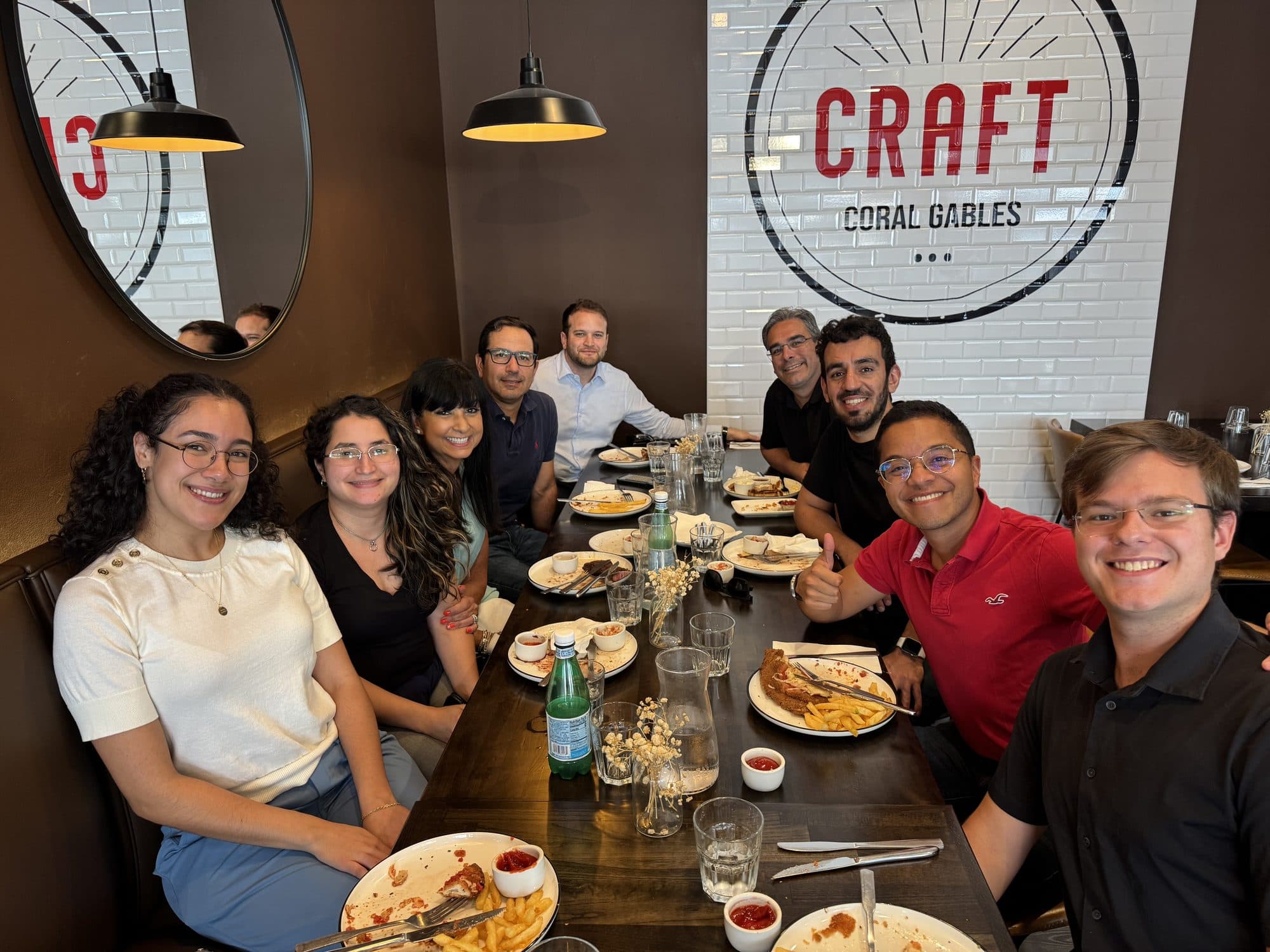 Team lunch, Coral Gables