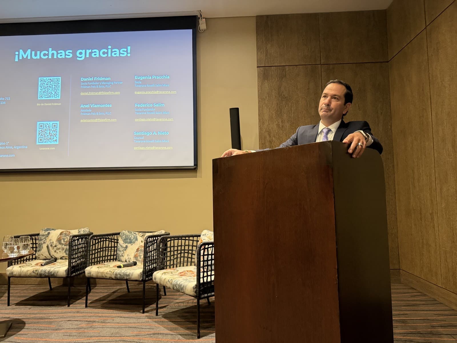 Presenting on U.S. discovery for foreign proceedings, Buenos Aires